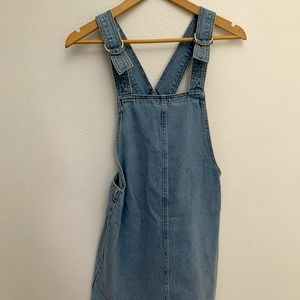 Blue Denim Overall Dress - TopShop, size 0